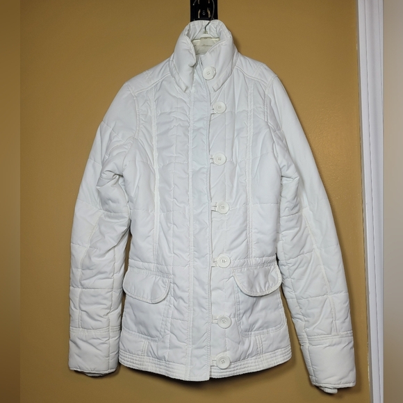 Zenana Outfitters My Favorite Jacket White Puffer sz S - Picture 1 of 13